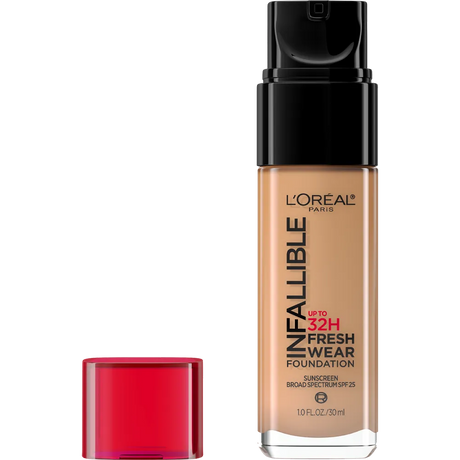 L'ORÉAL PARIS Infallible 32 Hour Fresh Wear Lightweight Foundation, 490 Golden Amber, 1 oz.-071249382295-LR-327215-1-LR eShop