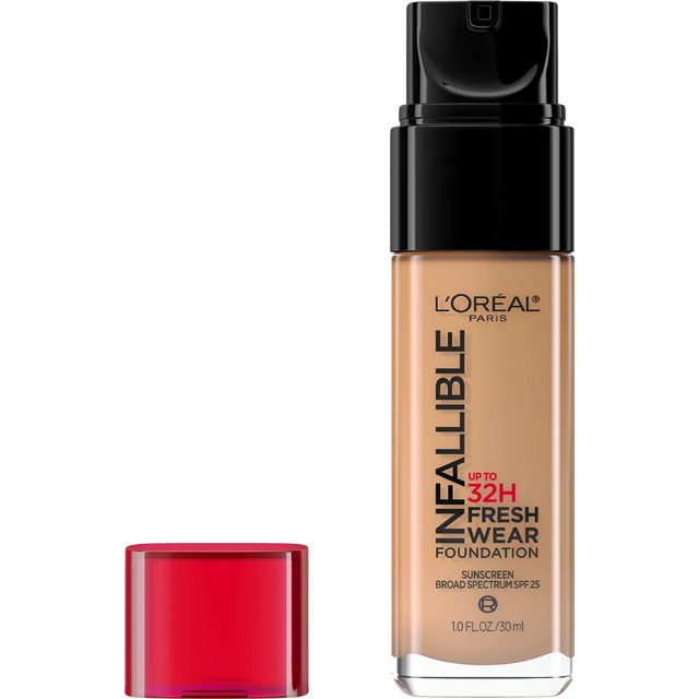 L'ORÉAL PARIS Infallible 32 Hour Fresh Wear Lightweight Foundation, 490 Golden Amber, 1 oz.-071249382295-LR-327215-1-LR eShop