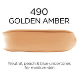 L'ORÉAL PARIS Infallible 32 Hour Fresh Wear Lightweight Foundation, 490 Golden Amber, 1 oz.-071249382295-LR-327215-2-LR eShop