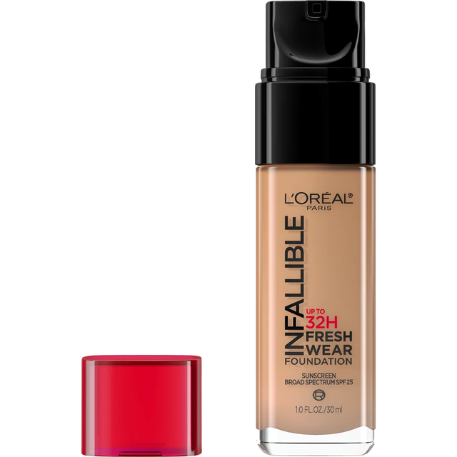 L'ORÉAL PARIS Infallible 32 Hour Fresh Wear Lightweight Foundation, 495 Amber, 1 oz.-071249382301-LR-327209-1-LR eShop