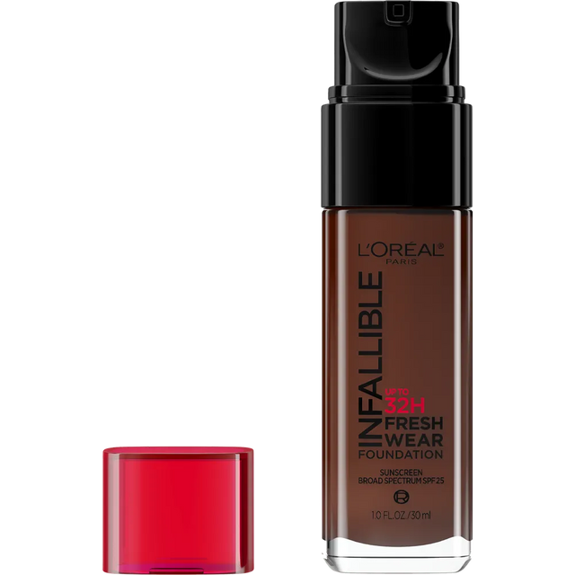 L'ORÉAL PARIS Infallible 32 Hour Fresh Wear Lightweight Foundation, 535 Espresso, 1 fl oz-071249384695-LR-327214-1-LR eShop