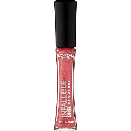 L'ORÉAL PARIS Infallible 8 Hour Pro Lip Gloss, Hydrating Finish, 125 Bloom, 0.21 fl. oz.-071249135372-LR-184540-1-LR eShop