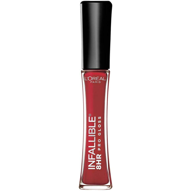 L'ORÉAL PARIS Infallible 8 Hour Pro Lip Gloss, Hydrating Finish, 315 Rebel Red, 0.21 fl. oz.-071249135310-LR-184549-1-LR eShop
