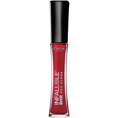 L'ORÉAL PARIS Infallible 8 Hour Pro Lip Gloss, Hydrating Finish, 320 Red Fatale, 0.21 fl. oz.-071249216057-LR-231713-1-LR eShop