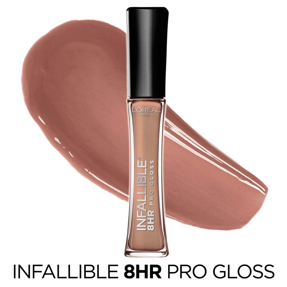 L'ORÉAL PARIS Infallible 8 Hour Pro Lip Gloss, Hydrating Finish, 405 Coral Sands, 0.21 fl. oz.-071249135433-LR-184546-2-LR eShop