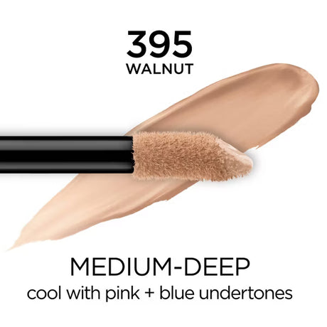 L'ORÉAL PARIS Infallible Full Wear Concealer Waterproof, Full Coverage, 395 Walnut, 0.33 fl. oz.-071249382530-LR-327203-2-LR eShop