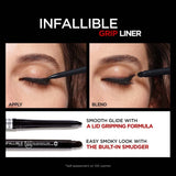 L'ORÉAL PARIS Infallible Grip Mechanical Gel Makeup Eyeliner, 200 Intense Black, 0.11 oz-071249663646-LR-347235-7-LR eShop