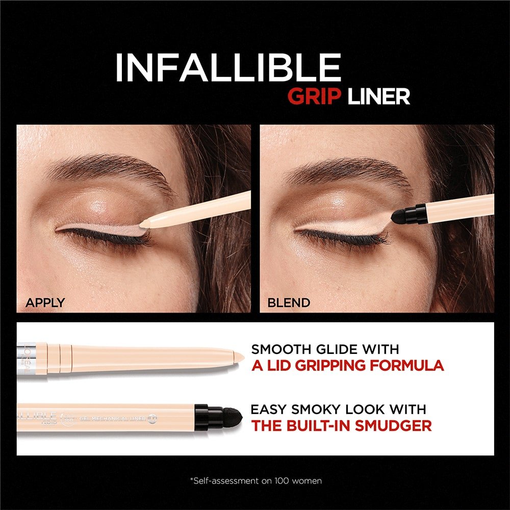 L'ORÉAL PARIS Infallible Grip Mechanical Gel Makeup Eyeliner, 270 Bright Nude, 0.01 oz-071249681510-LR-351844-7-LR eShop