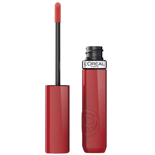 L'ORÉAL PARIS Infallible Lacque Resistance Liquid Lipstick, 215 Drunk In Rose, 0.13 fl oz-071249695463-LR-358143-1-LR eShop