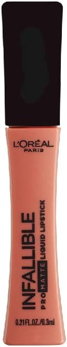 L'ORÉAL PARIS Infallible Matte Liquid Lipstick, 354 Nudist, 0.21 fl oz-071249358580-LR-315231-1-LR eShop