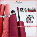 L'ORÉAL PARIS Infallible Matte Resistance Liquid Lipstick, 660 First Love, 0.16 fl oz-071249686935-LR-354590-4-LR eShop