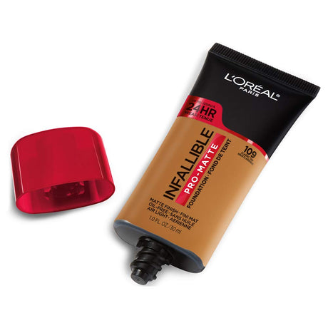 L'ORÉAL PARIS Infallible Pro-Matte Blendable Foundation, Oil Free, 109 Classic Tan, 1 fl. oz.-071249293089-LR-279712-2-LR eShop