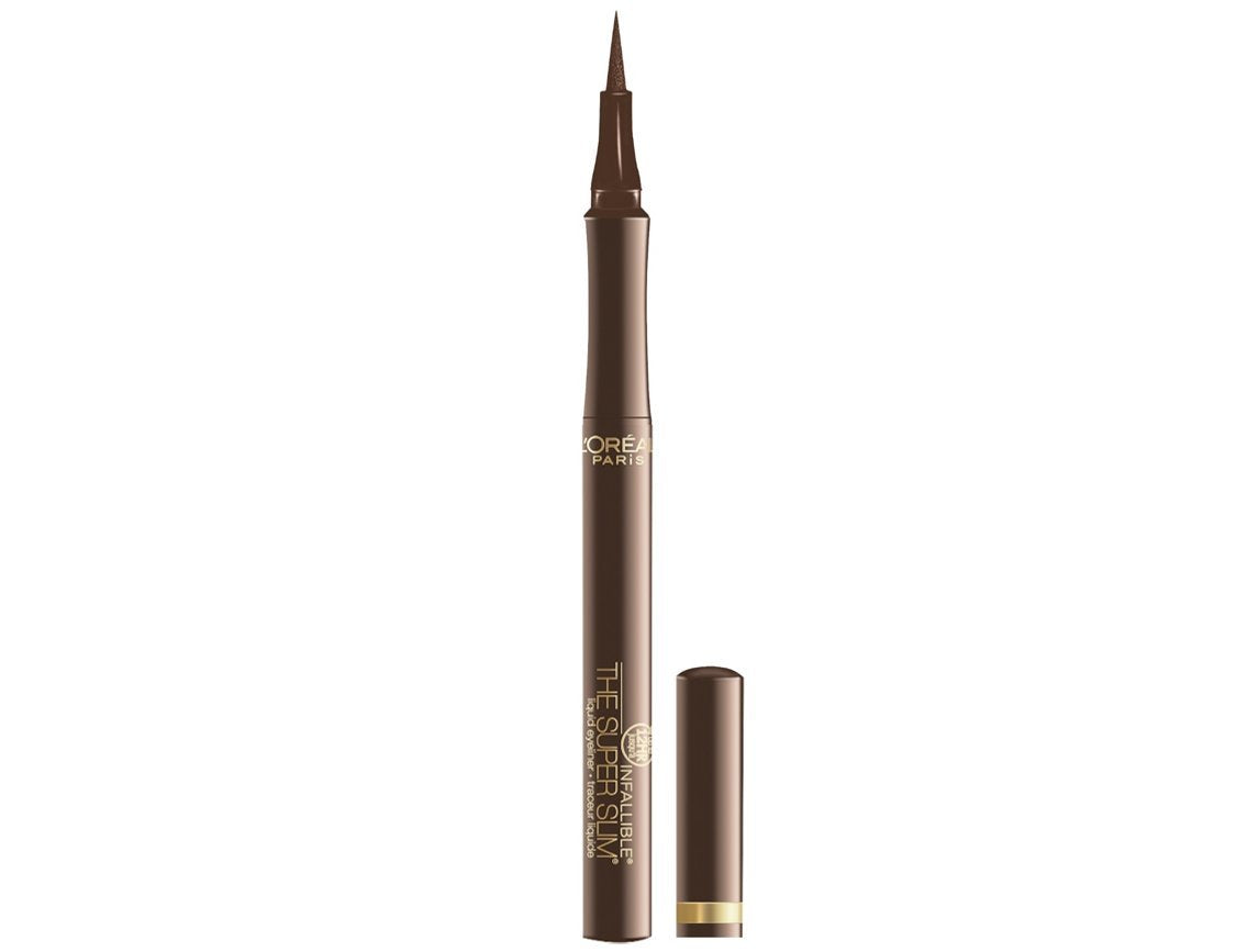 L'ORÉAL PARIS Infallible Super Slim Long-Lasting Liquid Eyeliner, 401 Brown, 0.034 fl. oz.-071249350126-LR-315137-3-LR eShop