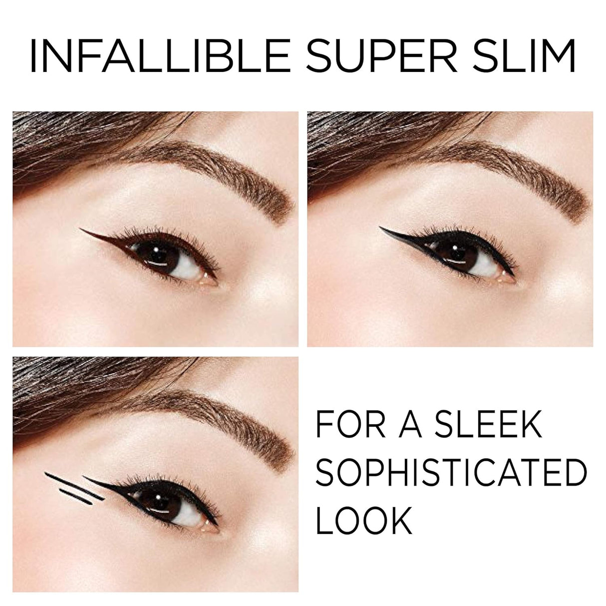 L'ORÉAL PARIS Infallible Super Slim Long-Lasting Liquid Eyeliner, 401 Brown, 0.034 fl. oz.-071249350126-LR-315137-7-LR eShop