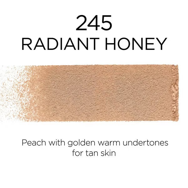 L'ORÉAL PARIS Infallible Up to 24H Fresh Wear Foundation in a Powder, matte finish, 245 Radiant Honey, 0.31 oz-071249627822-LR-338300-2-LR eShop