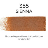 L'ORÉAL PARIS Infallible Up to 24H Fresh Wear Foundation in a Powder, matte finish, 355 Sienna, 0.31 oz-071249627860-LR-342409-2-LR eShop