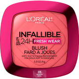 L'ORÉAL PARIS Infallible Up to 24H Fresh Wear Soft Matte Blush, 005 Fearless Coral, 0.31 oz-071249674666-LR-349415-1-LR eShop