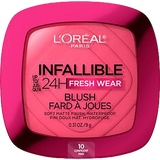 L'ORÉAL PARIS Infallible Up to 24H Fresh Wear Soft Matte Blush, 010 Confident Pink, 0.31 oz-071249674673-LR-349414-1-LR eShop