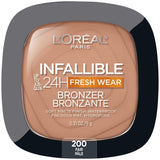 L'ORÉAL PARIS Infallible Up to 24H Fresh Wear Soft Matte Bronzer, 200 Fair, 0.31 oz-071249664155-LR-345571-1-LR eShop