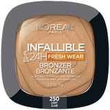L'ORÉAL PARIS Infallible Up to 24H Fresh Wear Soft Matte Bronzer, 250 Light , 0.31 oz-071249664162-LR-345573-1-LR eShop