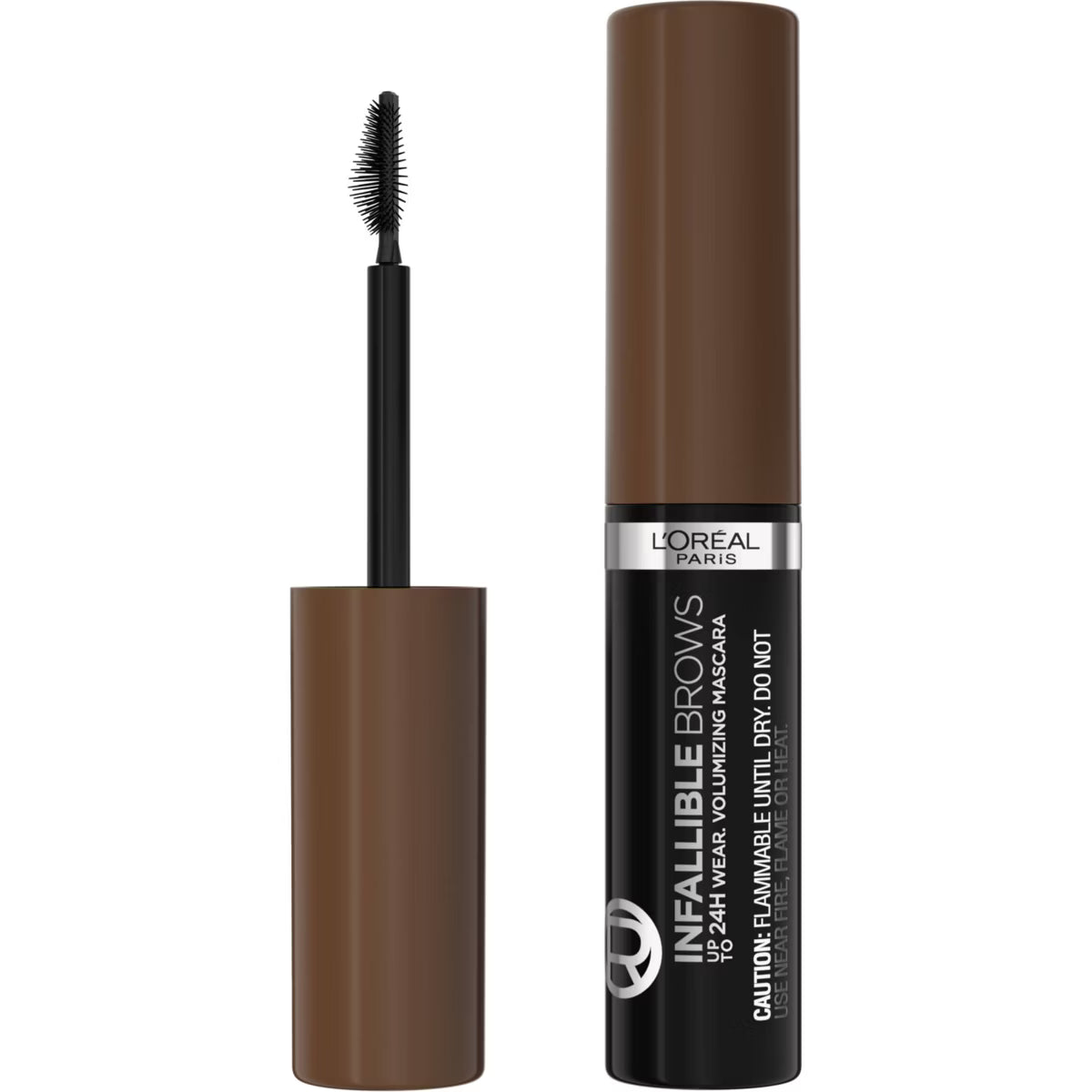 L'ORÉAL PARIS Infallible Volumizing 24H Wear Brow Mascara, 004 Dark Brunette, 0.13 fl oz-071249675878-LR-349406-2-LR eShop