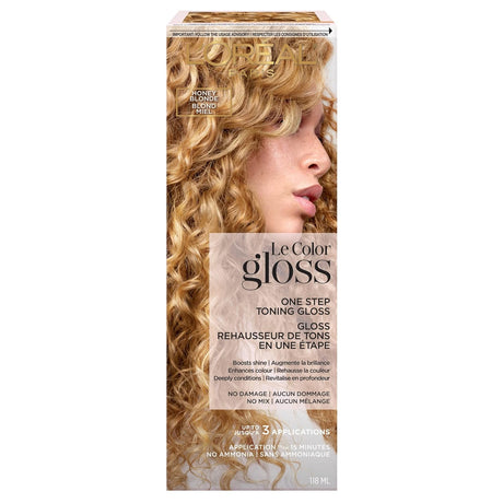 L'ORÉAL PARIS Le Color One Step Toning Hair Gloss - Honey Blonde, 4 oz-071249409848-LR-361829-1-LR eShop