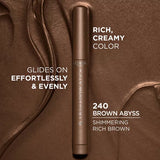 L'ORÉAL PARIS Le Shadow Stick Blendable Cream Eyeshadow Stick, 240 Brown Abyss, 0.049 oz-071249689363-LR-354598-5-LR eShop