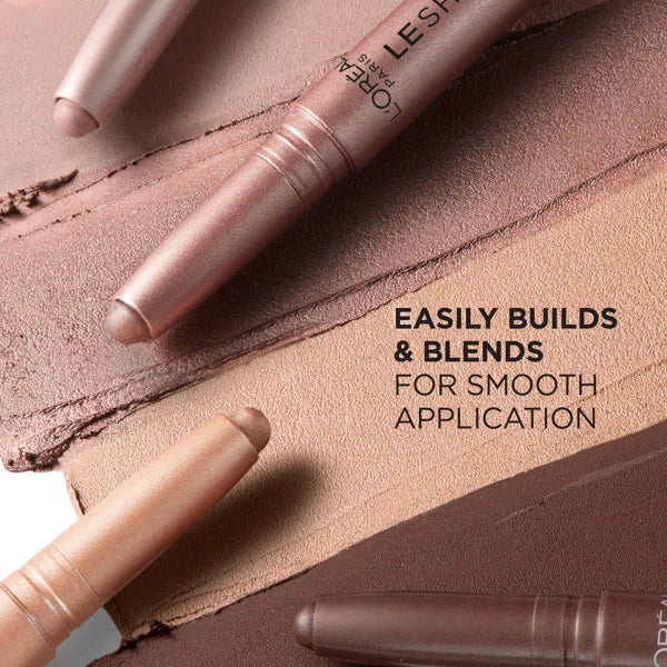 L'ORÉAL PARIS Le Shadow Stick Blendable Cream Eyeshadow Stick, 420 Brown Bliss, 0.049 oz-071249689387-LR-354600-6-LR eShop