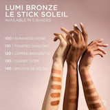 L'ORÉAL PARIS Lumi Bronze Le Stick Soleil Bronzer, 130 Sunset Doré, 0.31 oz-071249705704-LR-360335-9-LR eShop