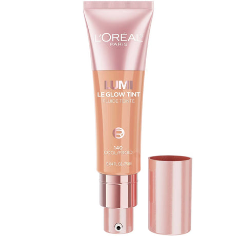 L'ORÉAL PARIS Lumi Le Glow Tint Liquid Skin Tint, 140 Cool, 0.84 fl. oz.-071249692530-LR-356346-1-LR eShop
