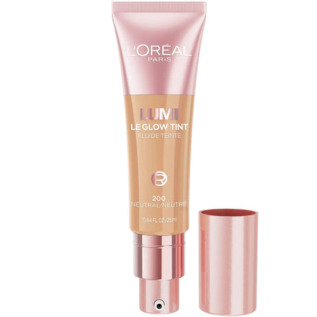 L'ORÉAL PARIS Lumi Le Glow Tint Liquid Skin Tint, 200 Neutral, 0.84 fl. oz.-071249692547-LR-356347-1-LR eShop
