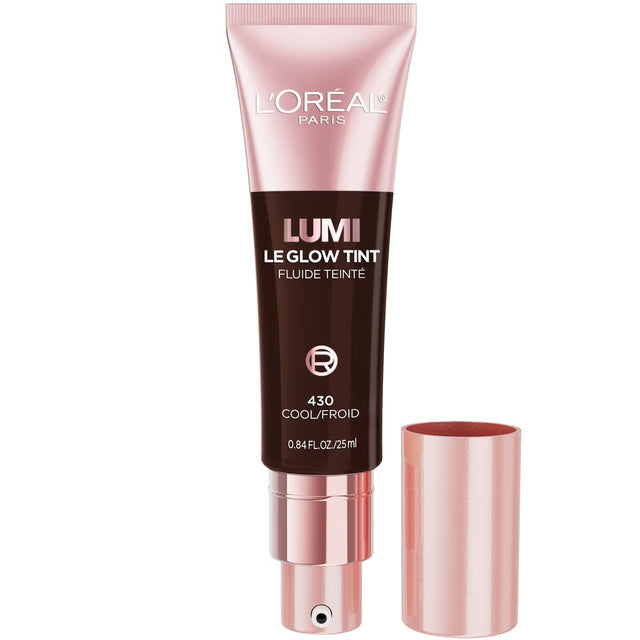 L'ORÉAL PARIS Lumi Le Glow Tint Liquid Skin Tint, 430 Cool, 0.84 fl. oz.-071249692660-LR-356357-1-LR eShop