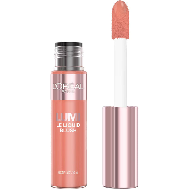 L'ORÉAL PARIS Lumi Le Liquid Blush, Intense Liquid Pigments, 601 Dewy Worth It, 0.33 fl oz-071249690581-LR-354602-1-LR eShop