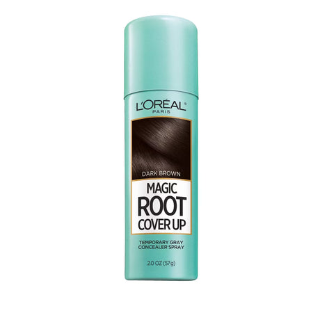 L'ORÉAL PARIS Magic Root Cover Up Temporary Gray Concealer Spray, Dark Brown, 2 oz.-071249318560-LR-296010-1-LR eShop