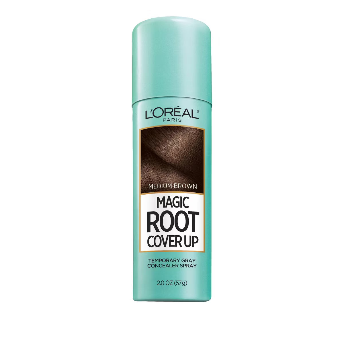 L'ORÉAL PARIS Magic Root Cover Up Temporary Gray Concealer Spray, Medium Brown, 2 oz.-071249318553-LR-296013-1-LR eShop
