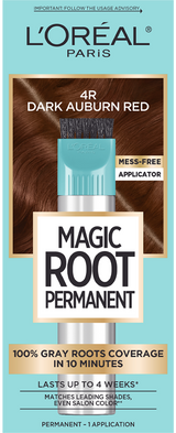L'ORÉAL PARIS Magic Root Rescue 10 Minute Root Coloring Kit - 4R Dark Auburn Red-071249402382-LR-361767-1-LR eShop