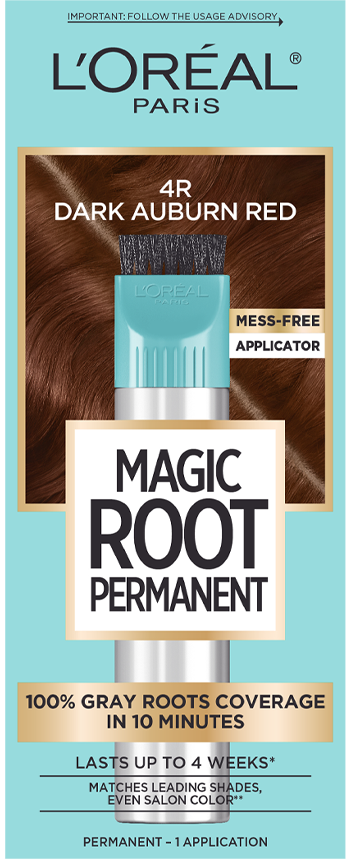L'ORÉAL PARIS Magic Root Rescue 10 Minute Root Coloring Kit - 4R Dark Auburn Red-071249402382-LR-361767-1-LR eShop