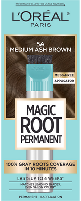 L'ORÉAL PARIS Magic Root Rescue 10 Minute Root Coloring Kit - 5A Medium Ash Brown-071249402412-LR-361770-1-LR eShop