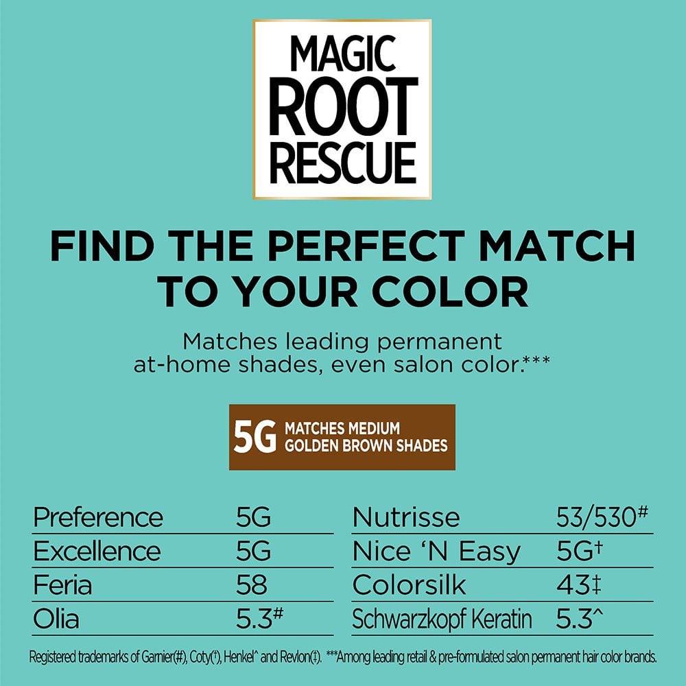 L'ORÉAL PARIS Magic Root Rescue 10 Minute Root Coloring Kit - 5G Medium Golden Brown-071249164464-LR-361719-3-LR eShop