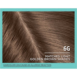 L'ORÉAL PARIS Magic Root Rescue 10 Minute Root Coloring Kit - 6G Light Golden Brown-071249402399-LR-361768-5-LR eShop