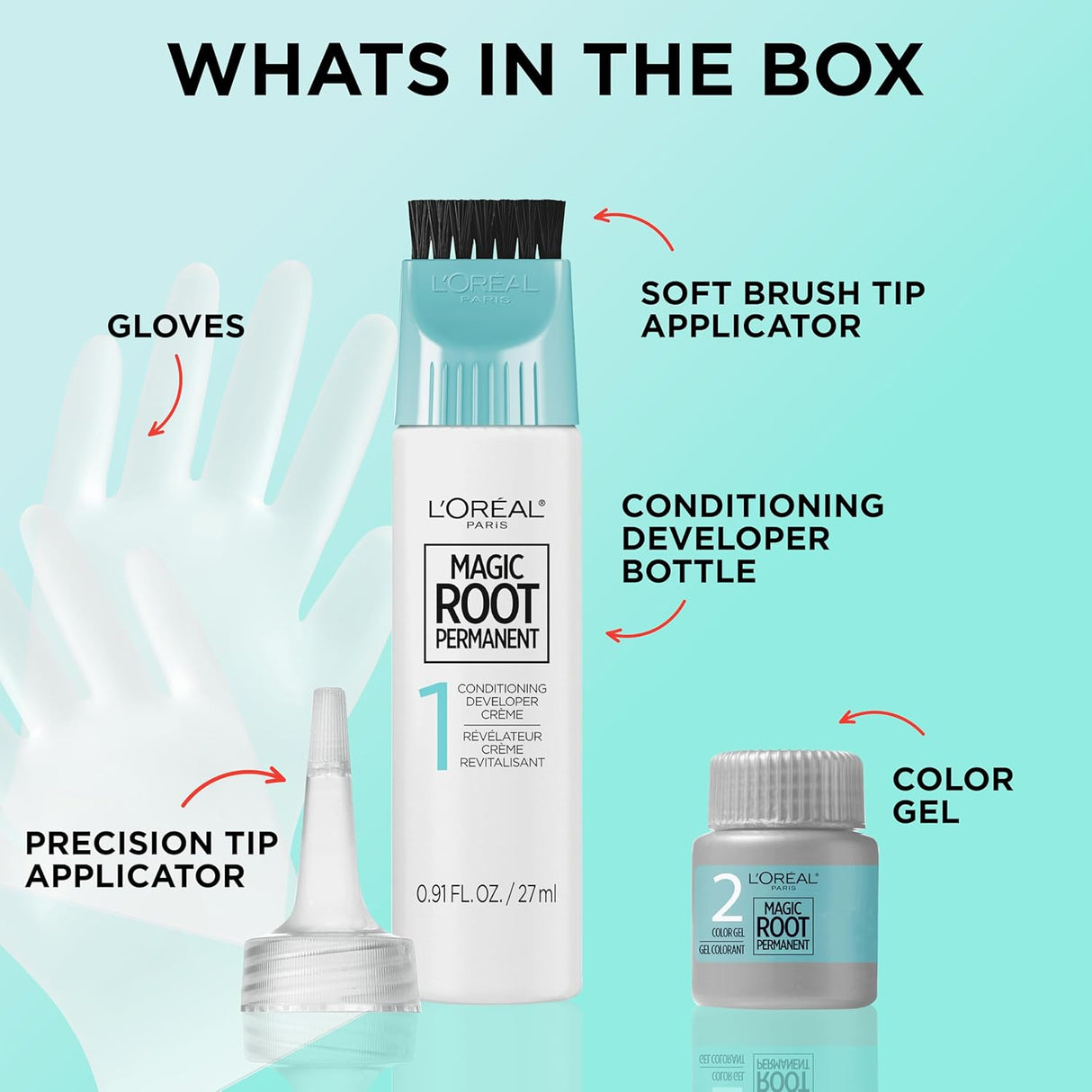 L'ORÉAL PARIS Magic Root Rescue 10 Minute Root Hair Coloring Kit, 5 Medium Brown-071249164457-LR-251867-5-LR eShop