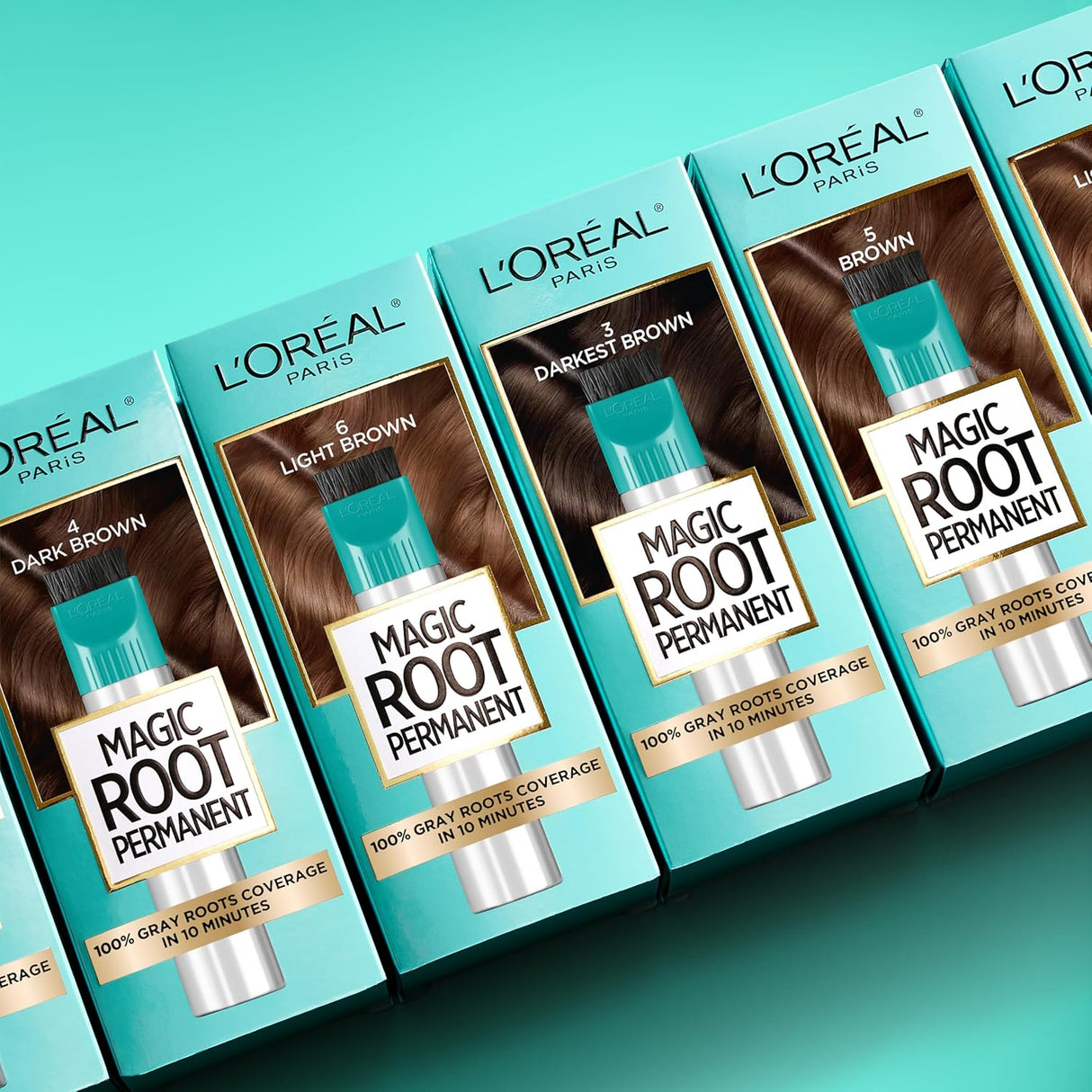 L'ORÉAL PARIS Magic Root Rescue 10 Minute Root Hair Coloring Kit, 5 Medium Brown-071249164457-LR-251867-6-LR eShop