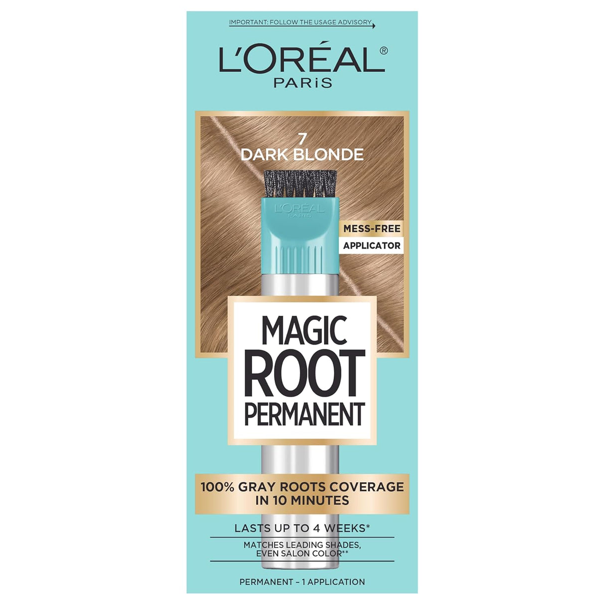 L'ORÉAL PARIS Magic Root Rescue 10 Minute Root Hair Coloring Kit, 7 Dark Blonde-071249164501-LR-251858-1-LR eShop