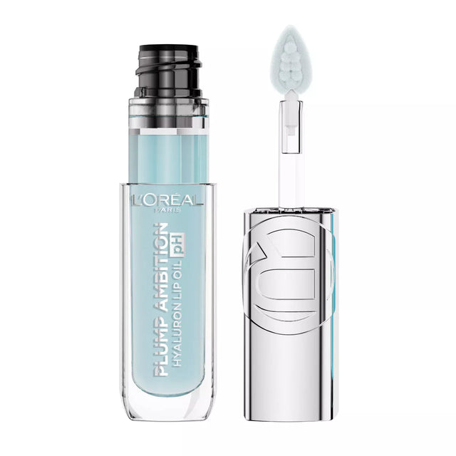L'ORÉAL PARIS Plump Ambition Hyaluron pH Lip Oil Plumping Lip Gloss, ph Cristal Ice, 0.16 fl oz-071249701331-LR-358187-1-LR eShop