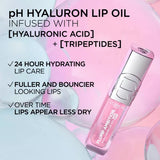 L'ORÉAL PARIS Plump Ambition Hyaluron pH Lip Oil Plumping Lip Gloss, ph Berry Noir, 0.16 fl oz-071249701348-LR-358188-6-LR eShop