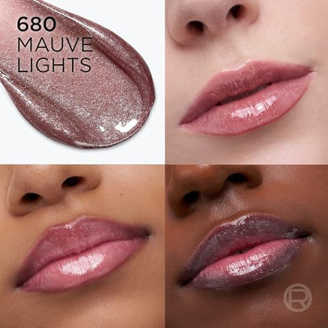 L'ORÉAL PARIS Plump Ambition Hyaluron Tinted Shimmer Lip Oil Plumping Lip Gloss, Mauve Lights, 0.16 fl oz-071249710210-LR-362526-2-LR eShop