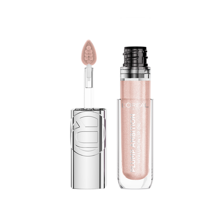 L'ORÉAL PARIS Plump Ambition Hyaluron Tinted Shimmer Lip Oil Plumping Lip Gloss, Nude Lights, 0.16 fl oz-071249710173-LR-362522-1-LR eShop