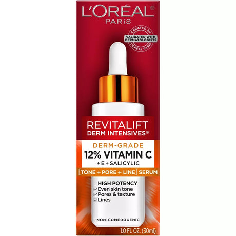 L'ORÉAL PARIS Revitalift 12% Vitamin C + E + Salicylic Serum, 1 fl. oz.-3600524053352-LR-352493-1-LR eShop