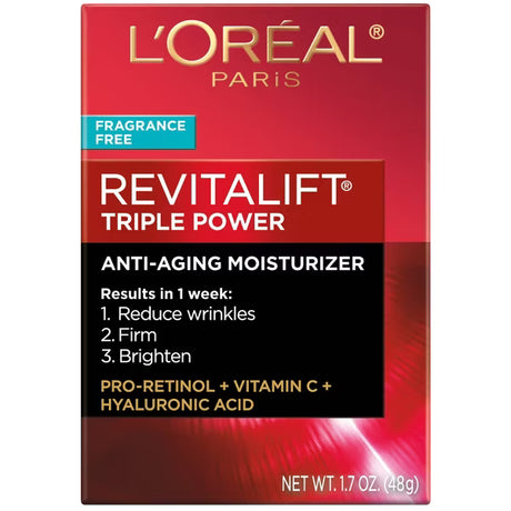 L'ORÉAL PARIS Revitalift Triple Power Face Moisturizer, Fragrance Free, 1.7 oz.-071249396339-LR-334744-1-LR eShop