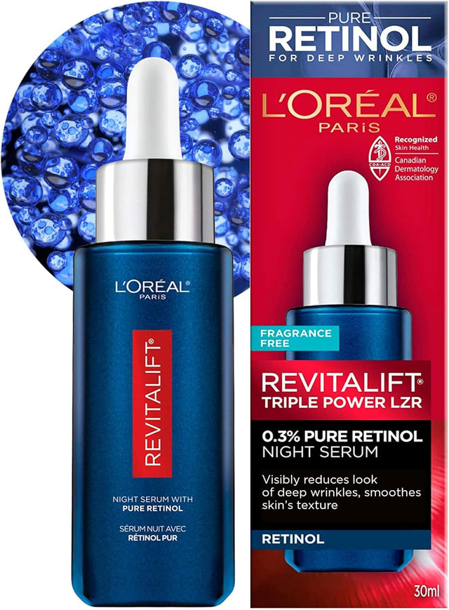 L'ORÉAL PARIS Revitalift Triple Power LZR Pure Retinol Night Serum, 1 fl oz-071249419182-LR-338719-1-LR eShop